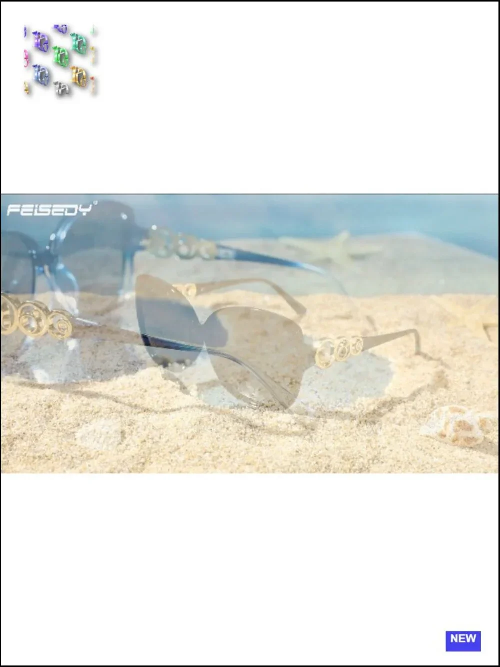 Oversized Square Sunglasses Polarized UV Protection Pearl Crystal Inlay